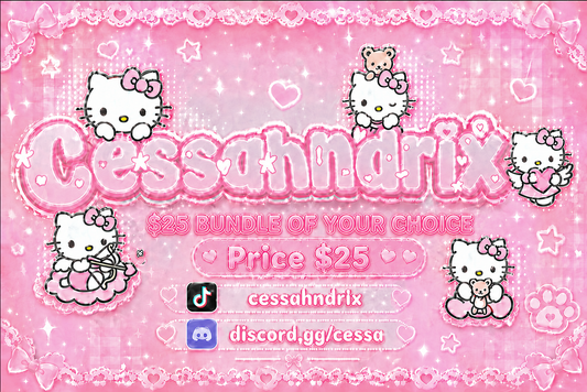 $25 BUNDLE OF YOUR CHOICE